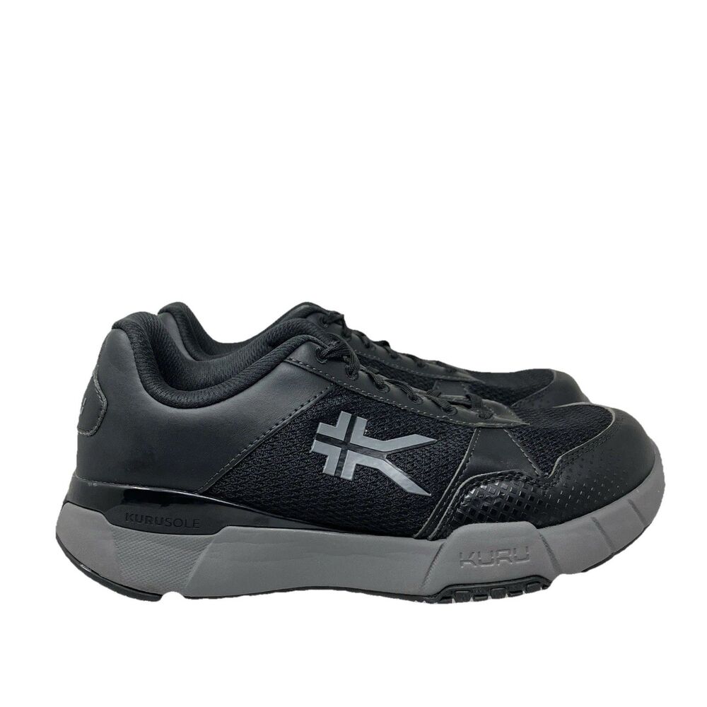 KURU Quantum 2.0 Sneakers Black Grey Comfort Supportive‎ Walking Shoes